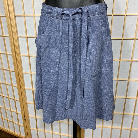 True Vintage 70s Wrap Skirt, S, Pockets! - Picture 2 of 11